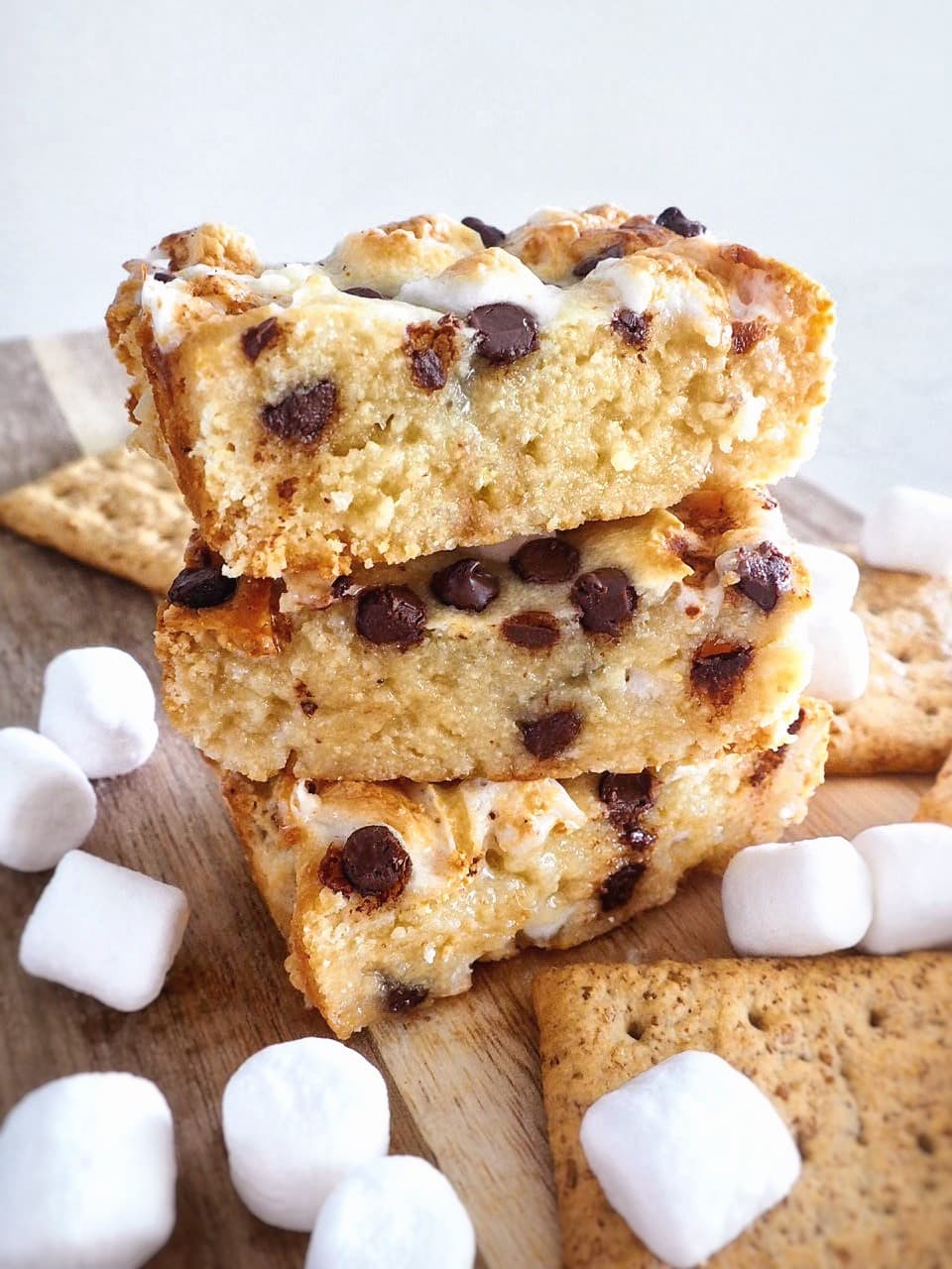 Chewy S'mores Protein Bars