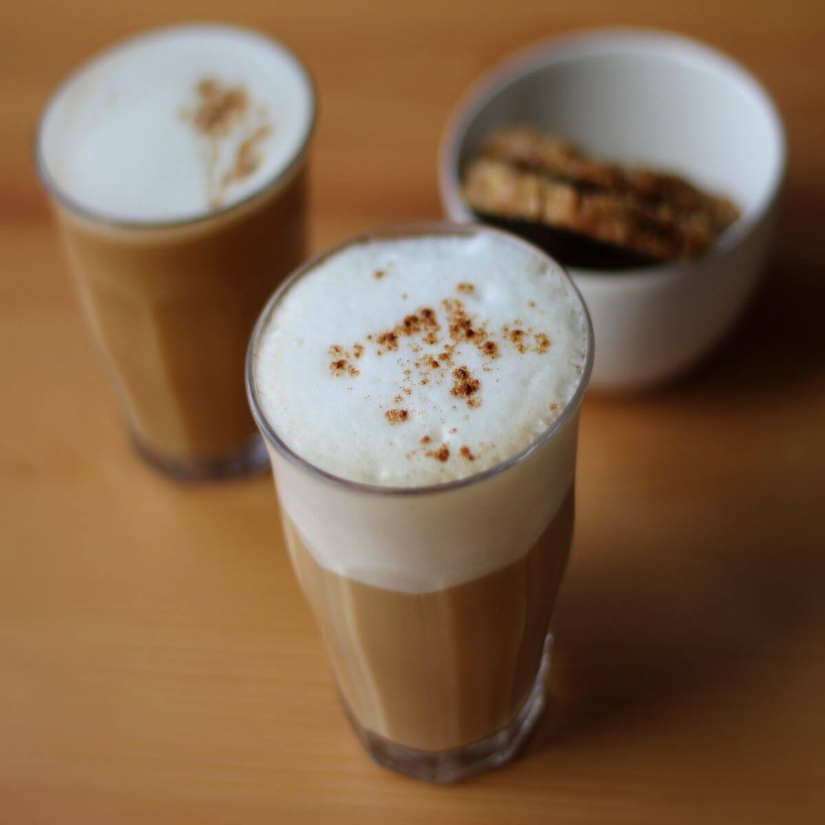 chai latte with oat milk