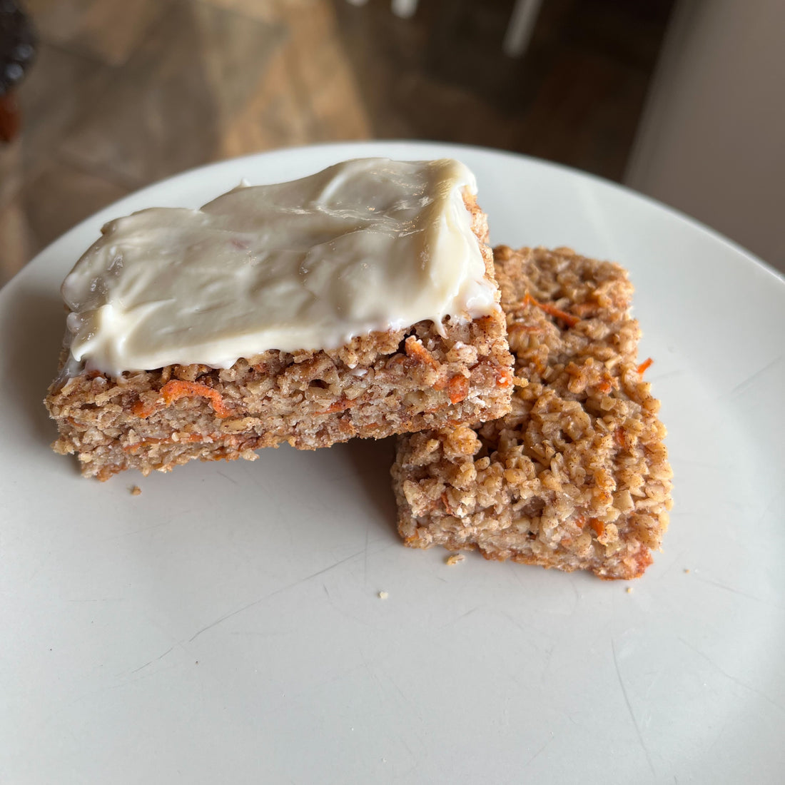 Carrot Cake Breakfast Bars