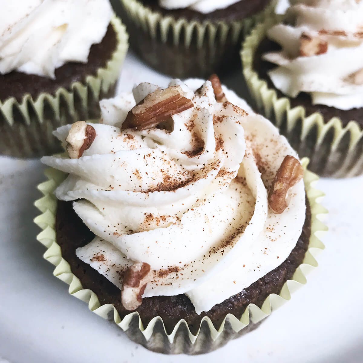 Gluten Free Gingerbread Spice Cupcakes