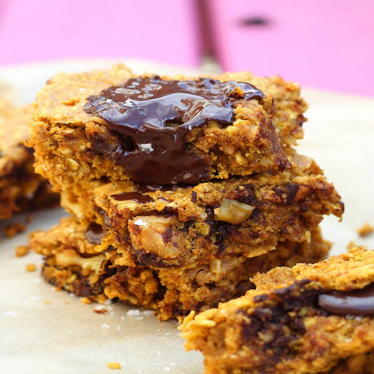 Pumpkin Protein Blondies