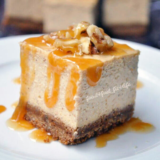 pumpkin protein cheesecake